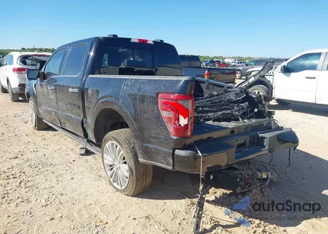 2024 Ford F-150 Platinum из США, поврежденный, VIN 1FTFW7LD9RFB84896